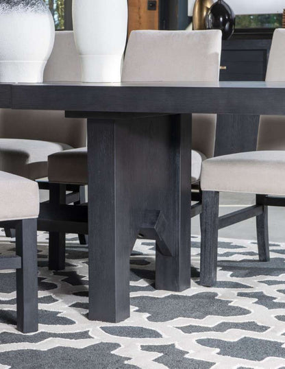 Legacy Classic Furniture - Westwood Complete Trestle Table - Black Oak - 1731-722K veiw 8