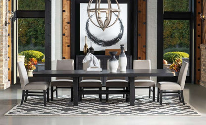 Legacy Classic Furniture - Westwood Complete Trestle Table - Black Oak - 1731-722K veiw 9