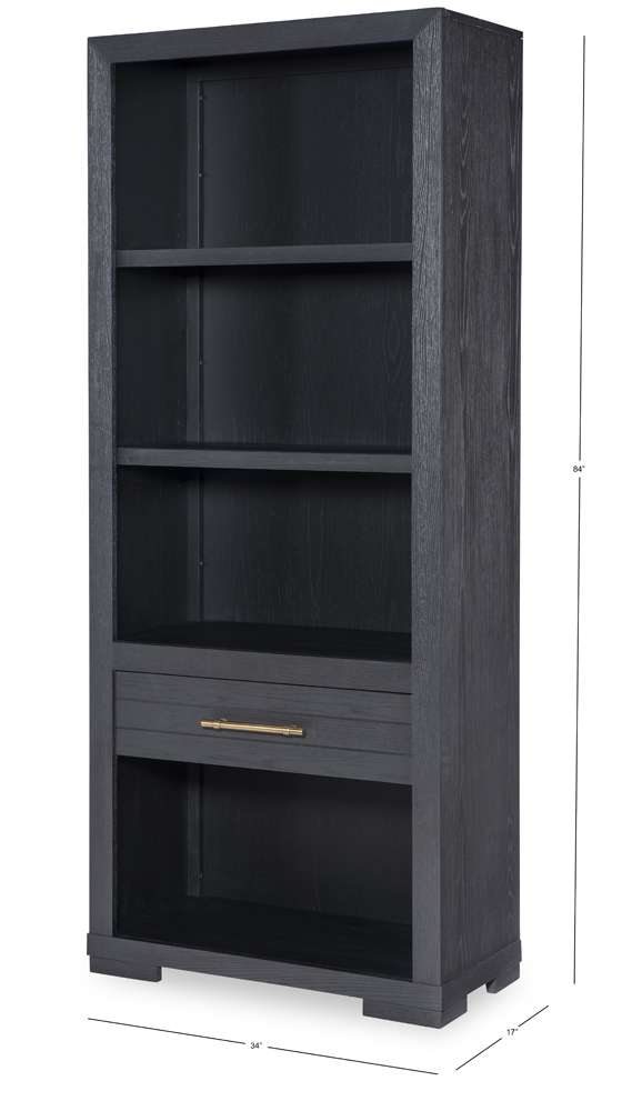 Legacy Classic Furniture - Westwood Dark Etagere Dark Oak Finish - 1731-181 veiw 3