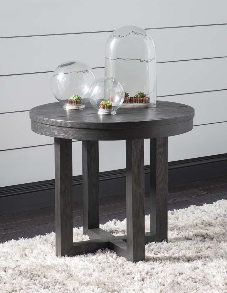 Legacy Classic Furniture - Westwood Dark Round Lamp Table Dark Oak Finish - 1731-508 veiw 2