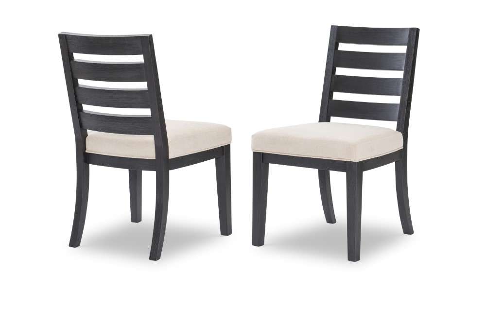 Legacy Classic Furniture - Westwood Ladder Back Side Chair Black Oak (Set of 2) - 1731-140 veiw 4