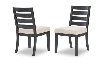 Legacy Classic Furniture - Westwood Ladder Back Side Chair Black Oak (Set of 2) - 1731-140 veiw 4