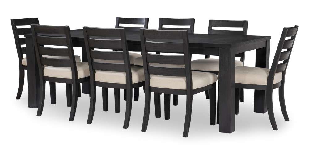 Legacy Classic Furniture - Westwood Ladder Back Side Chair Black Oak (Set of 2) - 1731-140 veiw 8