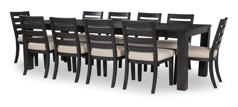 Legacy Classic Furniture - Westwood Ladder Back Side Chair Black Oak (Set of 2) - 1731-140 veiw 9