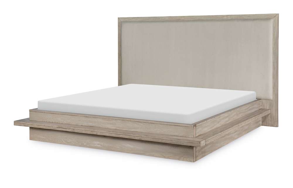 Legacy Classic Furniture - Westwood Light Complete Uph Bed Queen 5/0 Light Oak Finish - 1732-4205K veiw 1