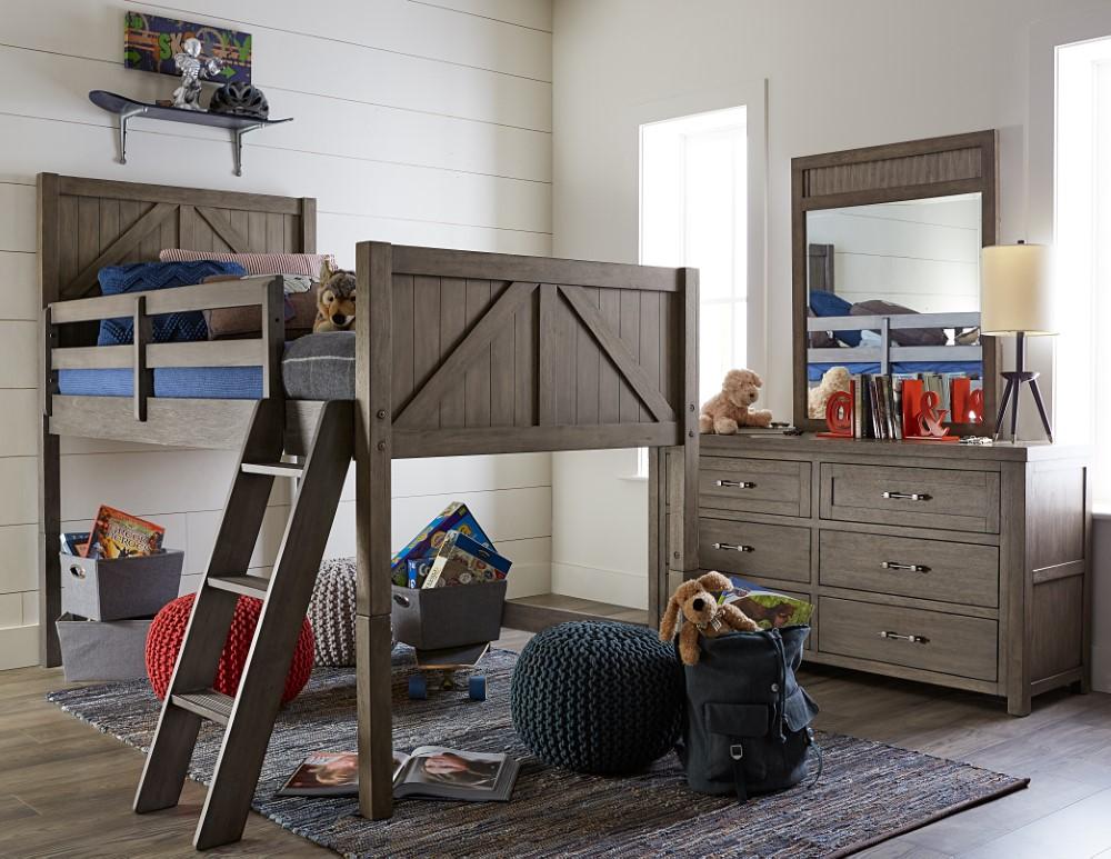 Legacy Classic Kids - Bunkhouse Complete Twin Mid Loft Bed - N8830-8330K veiw 12