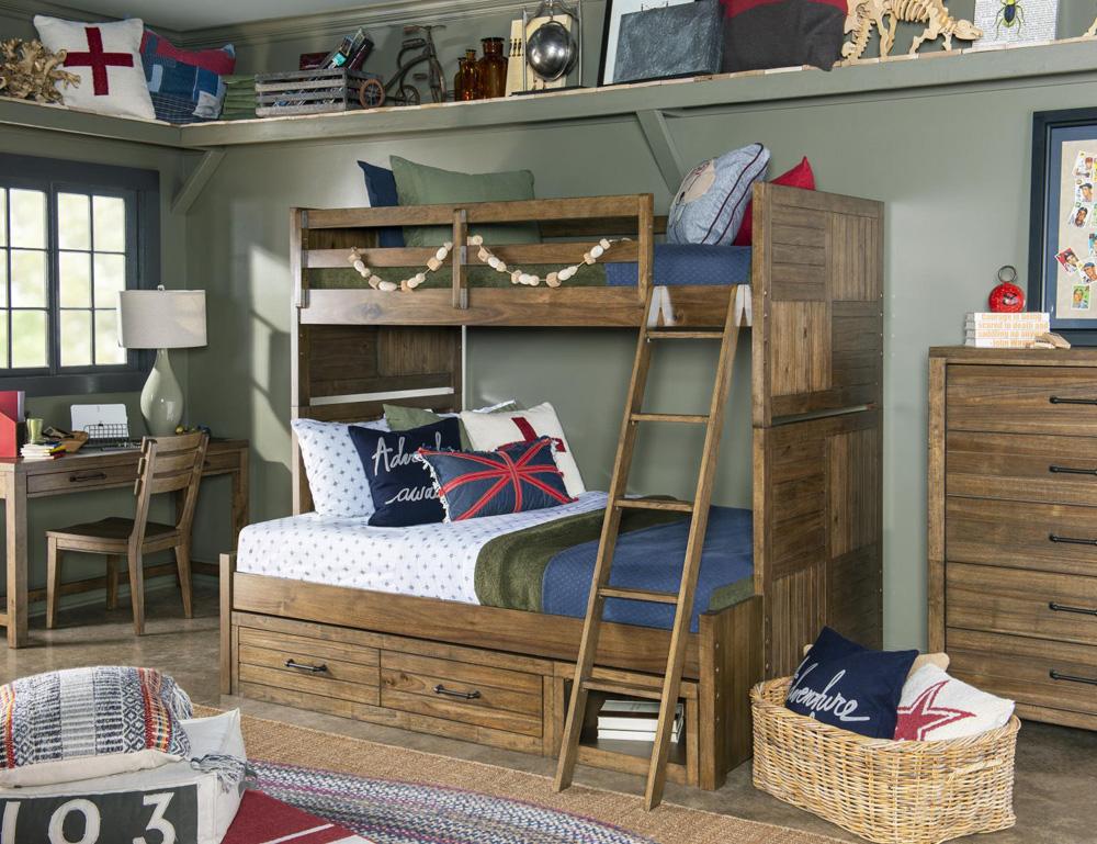 Legacy Classic Kids - Summer Camp Underbed Storage Unit Brown Finish - 0832-9300V veiw 2