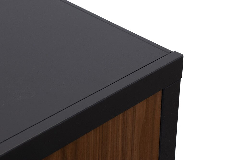 Legends Furniture - Aria 85 inch TV Stand for TVs up to 95 inches in Black and Walnut - AR1211.SLS veiw 4