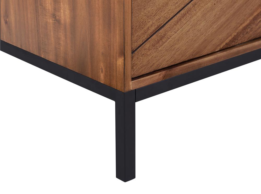 Legends Furniture - Astoria Five Drawer Chest in Natural Herringbone - ZAST-7016 veiw 4