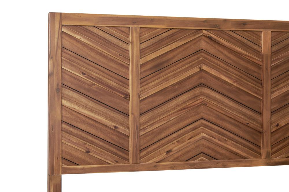 Legends Furniture - Astoria Queen Platform Bed in Natural Herringbone - ZAST-7000QG veiw 3