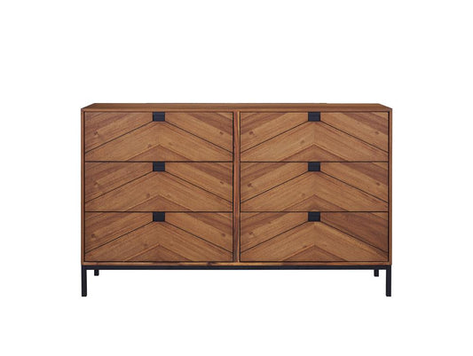 Legends Furniture - Astoria Six Drawer Dresser in Natural Herringbone - ZAST-7013 veiw 1