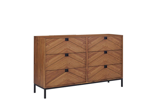 Legends Furniture - Astoria Six Drawer Dresser in Natural Herringbone - ZAST-7013 veiw 2
