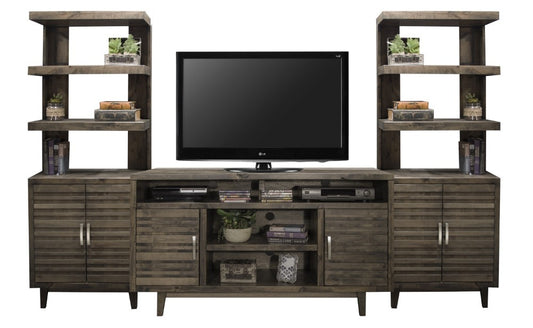 Legends Furniture - Avondale 121.83in Entertainment Wall - AV1328-CHR_AV3975-CHR_AV3975-CHR veiw 1