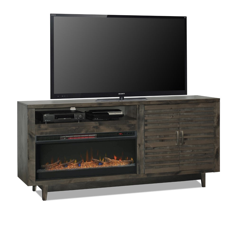 Legends Furniture - Avondale 84in Fireplace Console - AV5401-CHR veiw 1