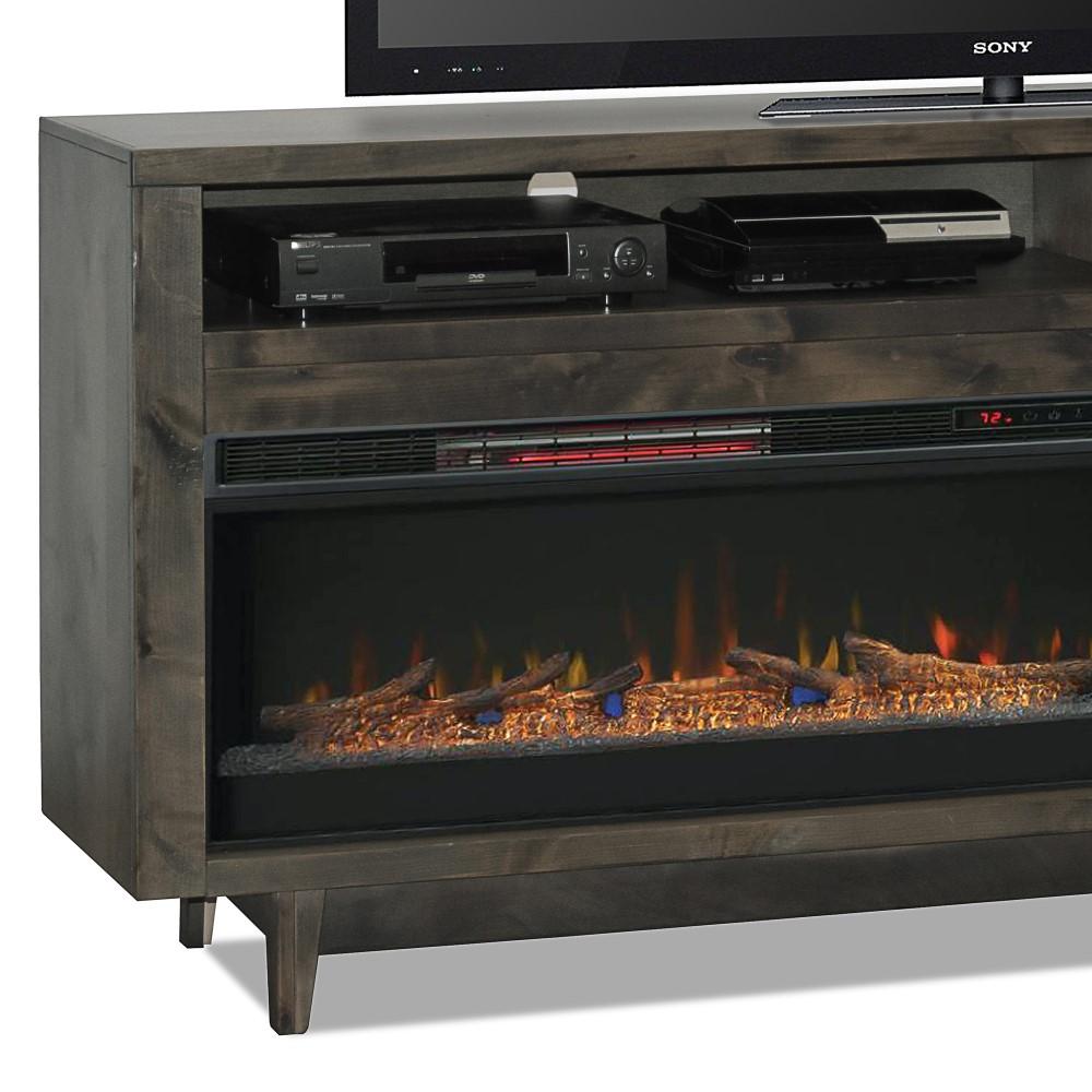 Legends Furniture - Avondale 84in Fireplace Console - AV5401-CHR veiw 2