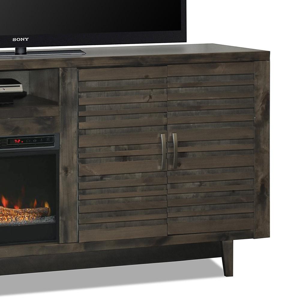 Legends Furniture - Avondale 84in Fireplace Console - AV5401-CHR veiw 3