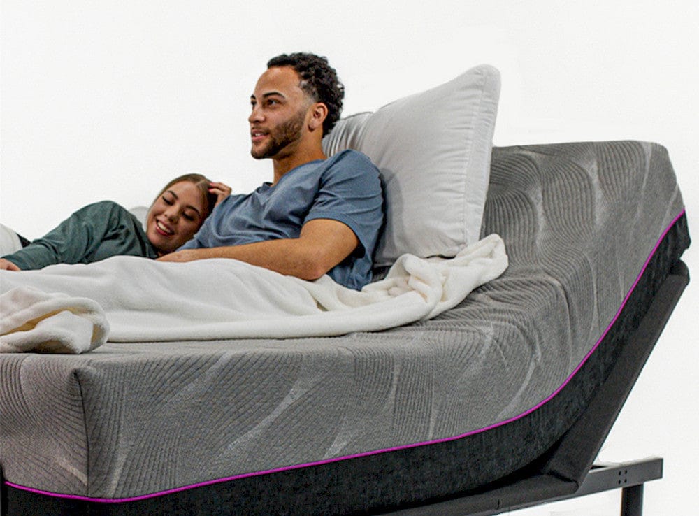 Bridgevine Home - 11 inch Flex Head Adjustable King Size 3-Layer Memory Foam Mattress and Bed Frame Bundle - ZREM-ADJ-AFRMRN-FK view 5