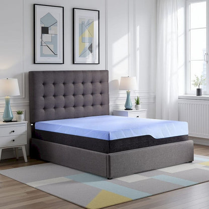 Bridgevine Home - 12 in. Kids Twin Size5-Layer Latex Foam and Coil Hybrid Mattress - AX-RMFL-120TW view 4