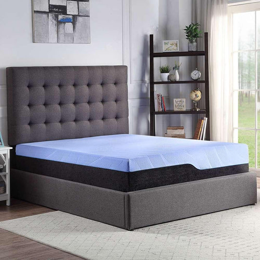 Legends Furniture - Bridgevine Home 12 in. Adult Cal King Size5-Layer Memory Foam and Coil Hybrid Mattress - AH-RMRF-120CK veiw 1