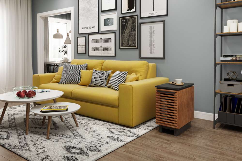 Legends Furniture - Bridgevine Home 13 in. Brown Solid Wood Side Table - GC4410.BNB veiw 2