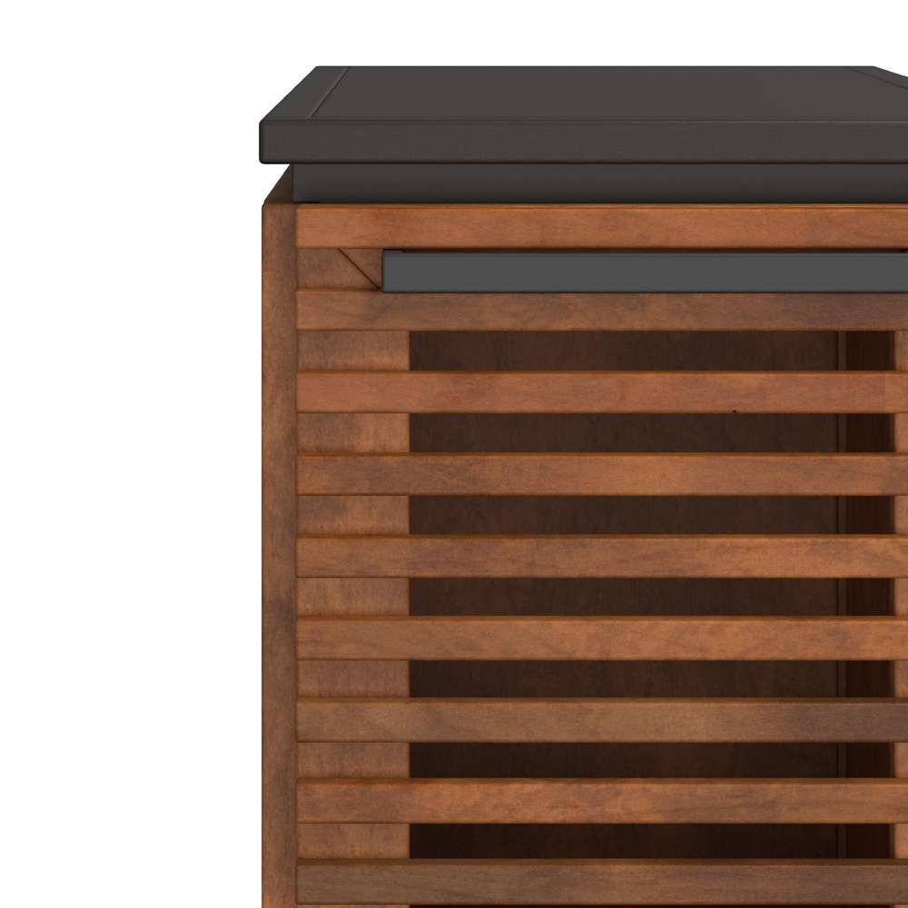 Legends Furniture - Bridgevine Home 13 in. Brown Solid Wood Side Table - GC4410.BNB veiw 3