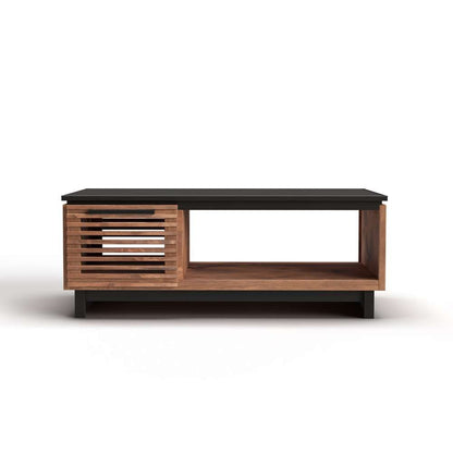 Legends Furniture - Bridgevine Home 47in Fully Assembled Brown and Black Finish Solid Wood Coffee Table - GC4210.BNB veiw 3