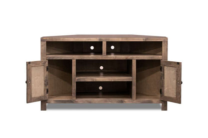 Legends Furniture - Bridgevine Home 52 in. Barnwood Finish Corner TV stand (TVs up to 65 in.) - JC1213.BNW veiw 4