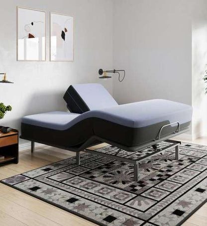 Legends Furniture - Bridgevine Home 12 inch Flex Head Adjustable Queen Size Hybrid 5-Layer Memory Foam Mattress and Bed Frame Bundle - ZREM-ADJ-AHRMRF-FQ veiw 1