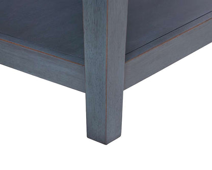 Legends Furniture - Bridgevine Home Americana 24 inch End Table, No Assembly Required, Corduroy Blue Finish - ZAMR-4100 veiw 5