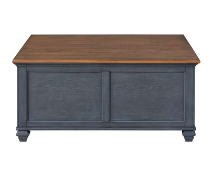 Legends Furniture - Bridgevine Home Americana 40 inch Lift-Top Coffee Table, No Assembly Required, Corduroy Blue Finish - ZAMR-4500 veiw 1