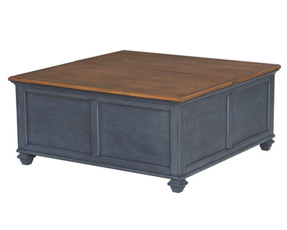 Bridgevine Home - Americana 40 inch Lift-Top Coffee Table, No Assembly Required, Corduroy Blue Finish - ZAMR-4500 view 6