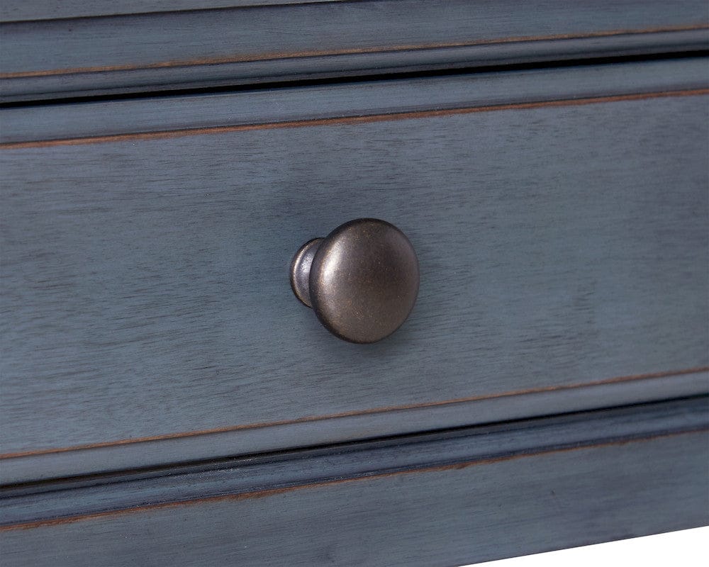 Bridgevine Home - Americana 60 inch Sofa Table, No Assembly Required, Corduroy Blue Finish - ZAMR-4300 view 6