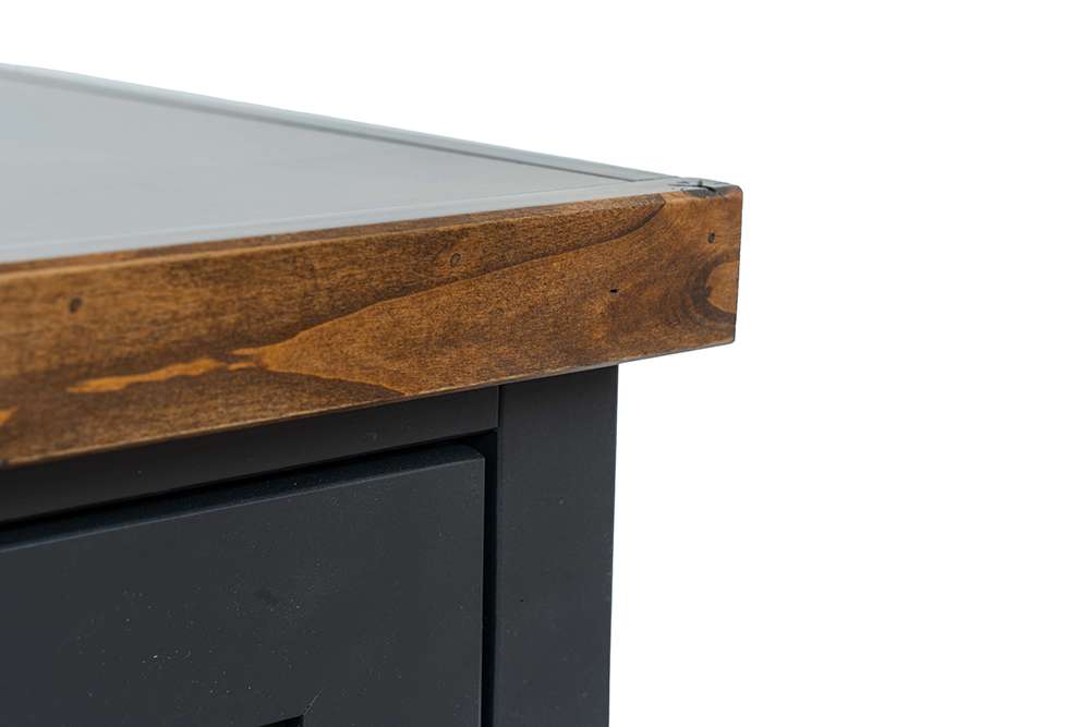 Legends Furniture - Bridgevine Home Essex 14 inch Chairside Table, No Assembly Required, Black and Whiskey Finish - ES4520.SWK veiw 5