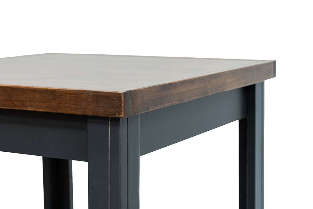 Legends Furniture - Bridgevine Home Essex 24 inch Side Table, No Assembly Required, Black and Whiskey Finish - ES4110.SWK veiw 3