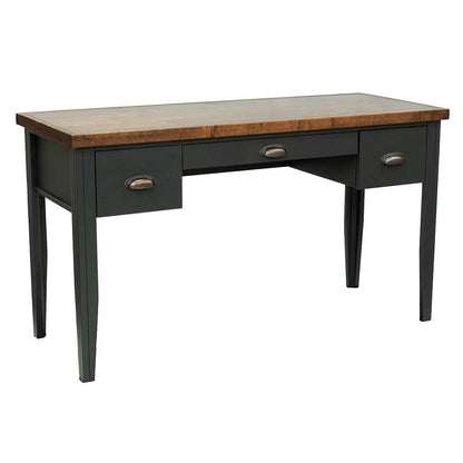 Legends Furniture - Bridgevine Home Essex 53 inch Writing Desk, No Assembly Required,  Black and Whiskey Finish - ES6210.SWK veiw 1