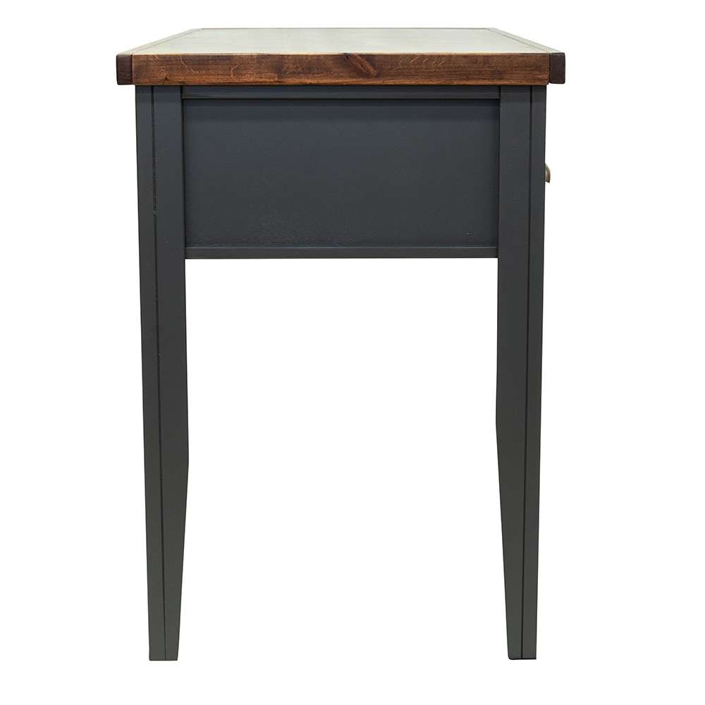 Legends Furniture - Bridgevine Home Essex 53 inch Writing Desk, No Assembly Required,  Black and Whiskey Finish - ES6210.SWK veiw 4