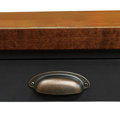 Legends Furniture - Bridgevine Home Essex 53 inch Writing Desk, No Assembly Required,  Black and Whiskey Finish - ES6210.SWK veiw 5