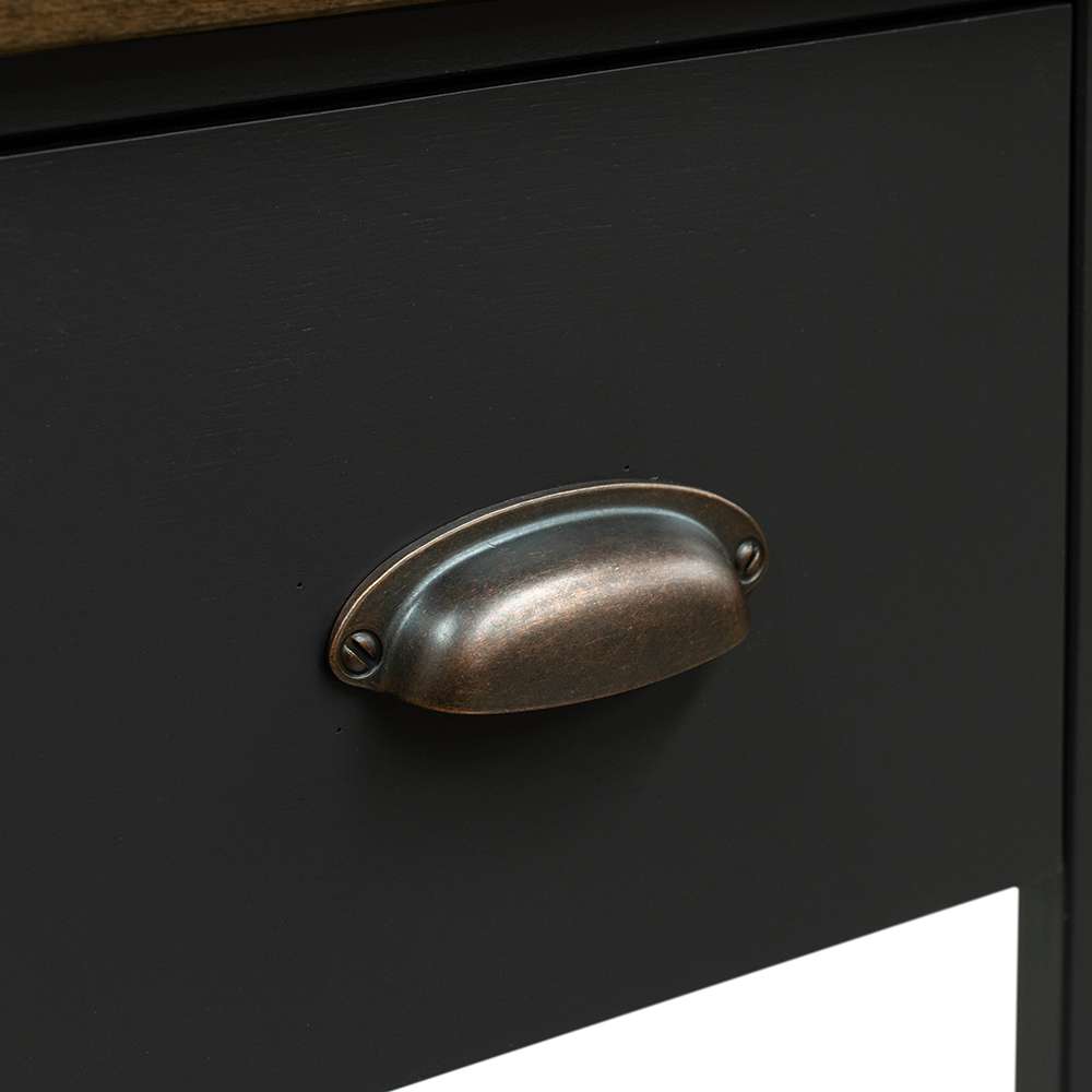 Legends Furniture - Bridgevine Home Essex 53 inch Writing Desk, No Assembly Required,  Black and Whiskey Finish - ES6210.SWK veiw 6