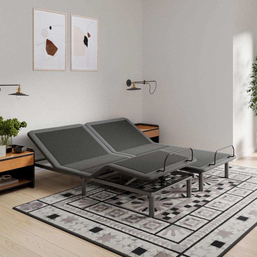 Bridgevine Home - King Size Flex Head Quick Assembly Adjustable Bed Frame with Voice Activated Controls - ZREM-ADJTA-FKG view 5