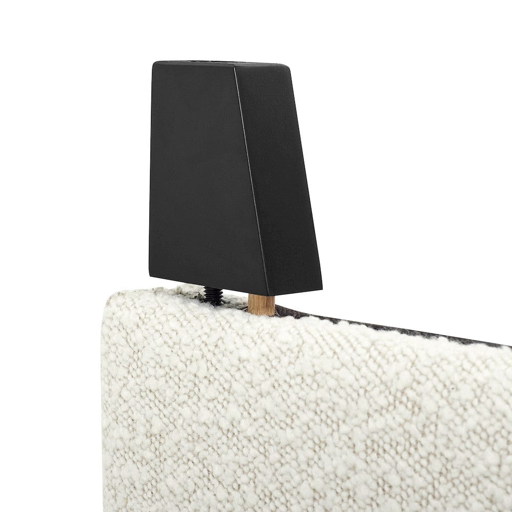 Bridgevine Home - King Size Tall Boucle Headboard Upholstered Platform Bed - ZBRD-7006KG view 9