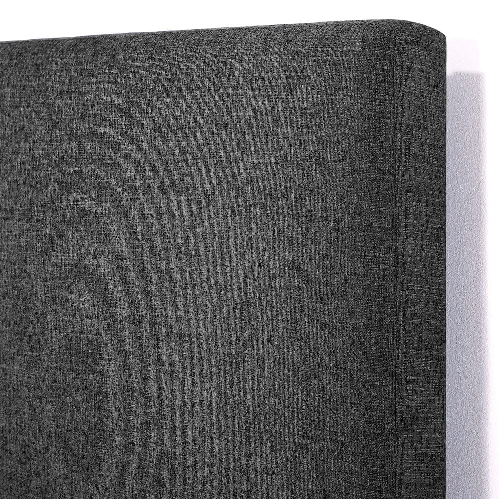 Bridgevine Home - King Size Tall Grey Headboard Upholstered Platform Bed - ZBRD-7001KG view 9