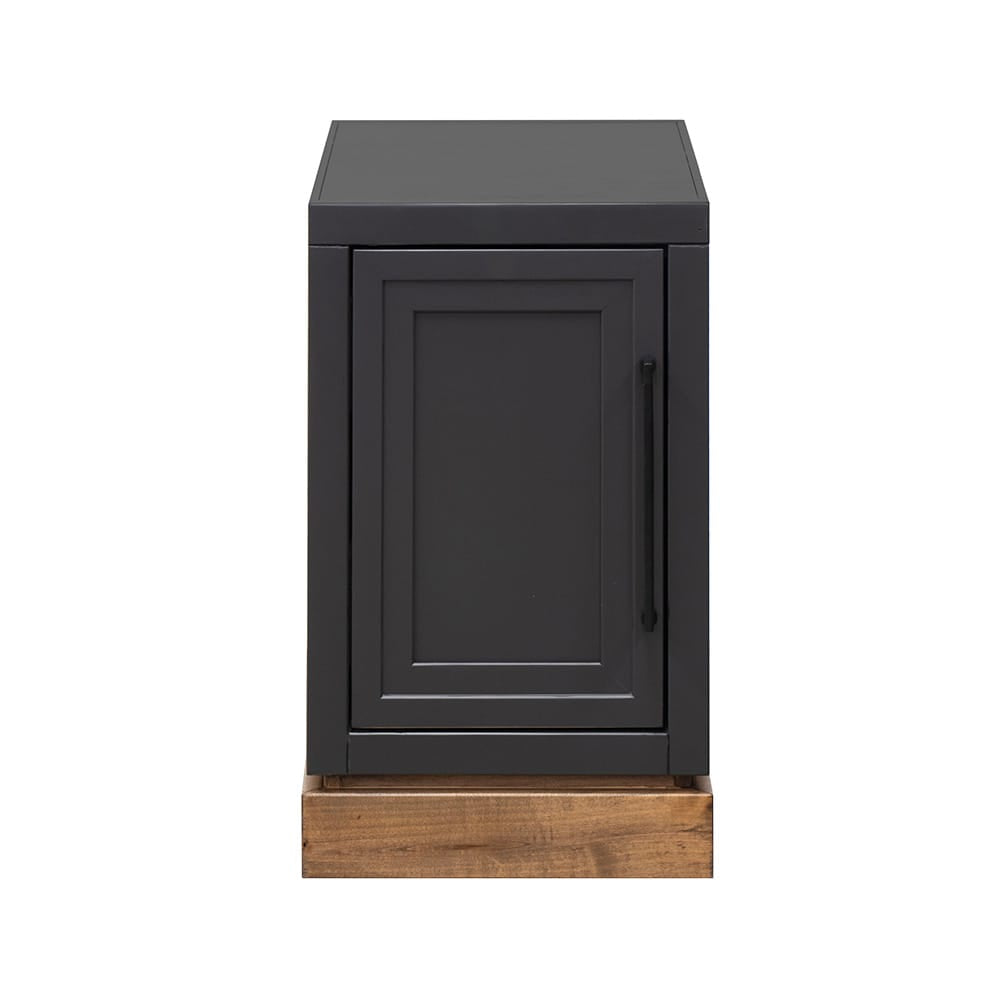 Legends Furniture - Bridgevine Home Nora 15 inch Chairside Table, Black and Whiskey Finish - NO4520E.SWK view 2