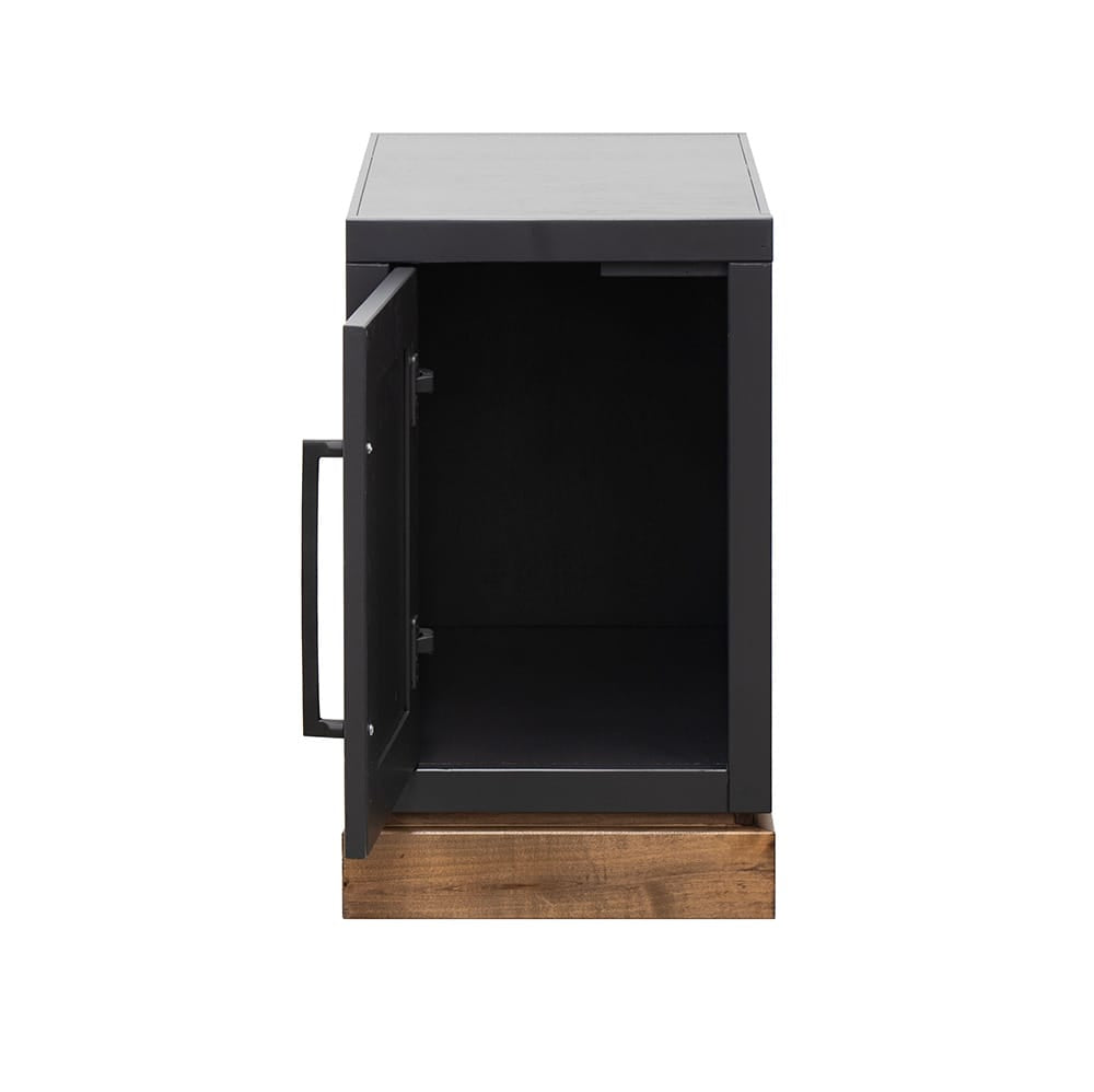Legends Furniture - Bridgevine Home Nora 15 inch Chairside Table, Black and Whiskey Finish - NO4520E.SWK view 3