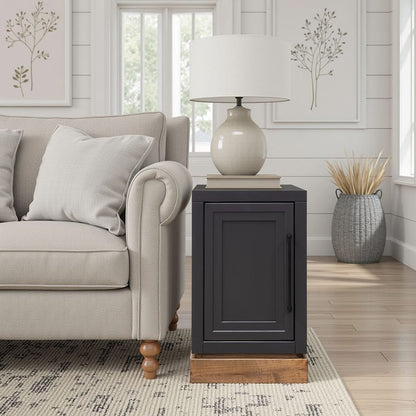 Legends Furniture - Bridgevine Home Nora 15 inch Chairside Table, Black and Whiskey Finish - NO4520E.SWK view 5