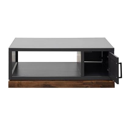 Legends Furniture - Bridgevine Home Nora 48 inch Coffee Table, Black and Whiskey Finish - NO4210E.SWK view 3