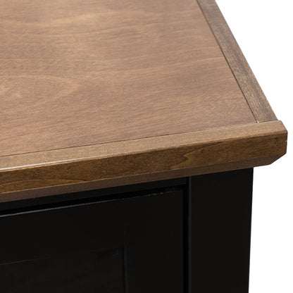 Legends Furniture - Bridgevine Home Providence 83 inch Fireplace TV Stand, For TVs up to 95 inc, Black and Bourbon Finish - PD5410E.BNB view 4