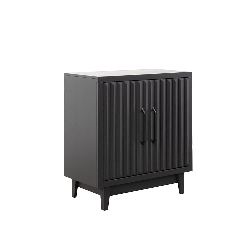 Legends Furniture - Bridgevine Home Radiance 32 inch Two Door Cabinet, Black Finish - RA1020E.SLS view 1