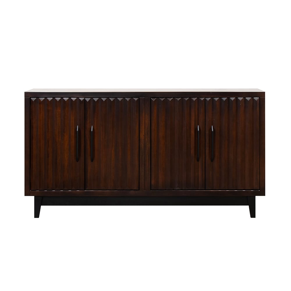 Legends Furniture - Bridgevine Home Radiance 64 inch Four Door Cabinet, Rosewood Finish - RA1040E.RWM view 2