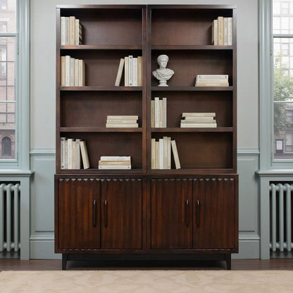 Legends Furniture - Bridgevine Home Radiance 64 inch Four Door Cabinet, Rosewood Finish - RA1040E.RWM view 7