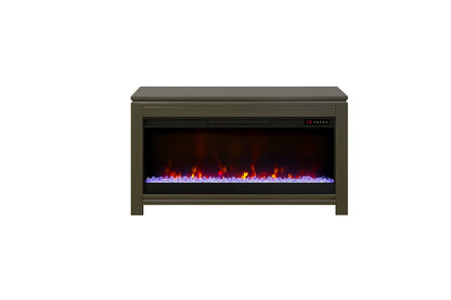 Legends Furniture - Camden 48 in. Electric Fireplace Base Cabinet, Modular Wall System, Green - TC5401E.SHG view 1